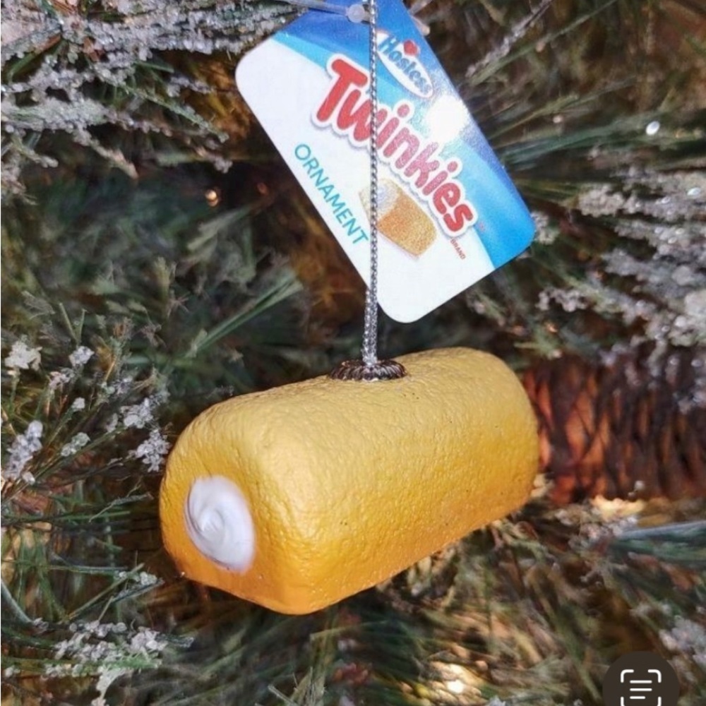 Last One! 🩷 New Hostess Twinkie Tree Christmas Ornament, Gold, Qty 1